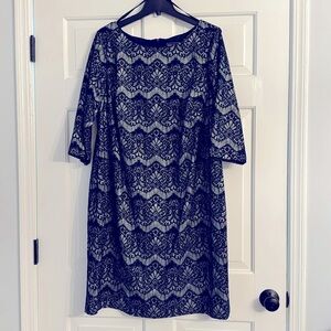 Jessica Howard lace overlay cocktail dress